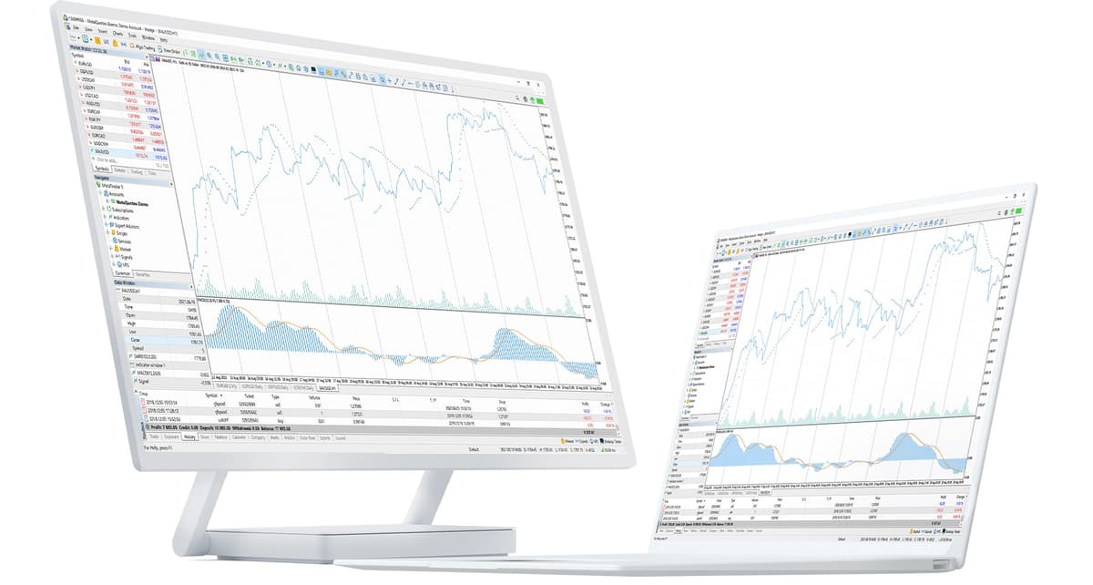 MetaTrader 5 desktop interface for ETF trading